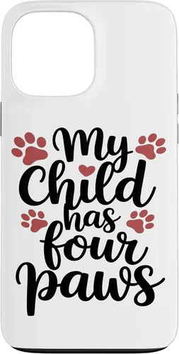 Vista 24 de My Child Has Four Paws Pet Parent Case for iPhone 17