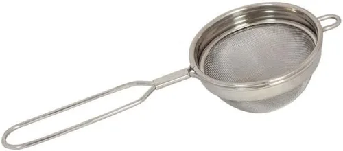 Vista 2 de Colador e infusor de té de acero inoxidable, filtro de café y aceite, escurridor para hacer té, estilo indio