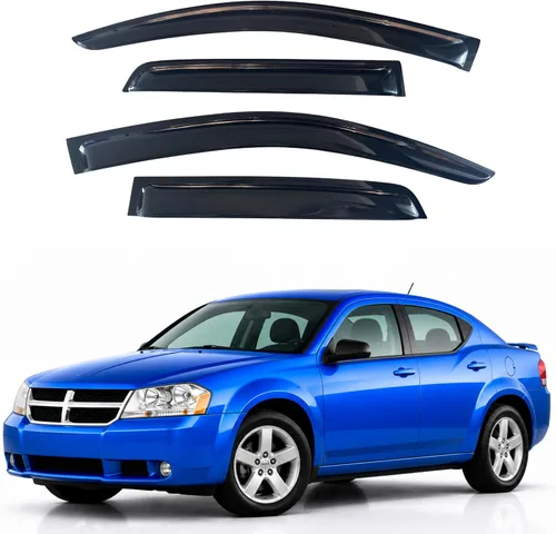 Vista 78 de Visera de ventana IG para Ford Focus Sedán y Hatchback 2012-2018, Protector de ventana lateral para lluvia y viento estilo Mugen, extra duradero
