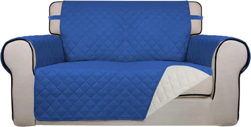 Vista 62 de PureFit - Funda de sofá acolchada reversible, protector de muebles impermeable, funda de sofá lavable con espuma antideslizante y correas elásticas