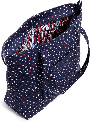 Vista 3 de Bolso tote Vera de algodón para mujer