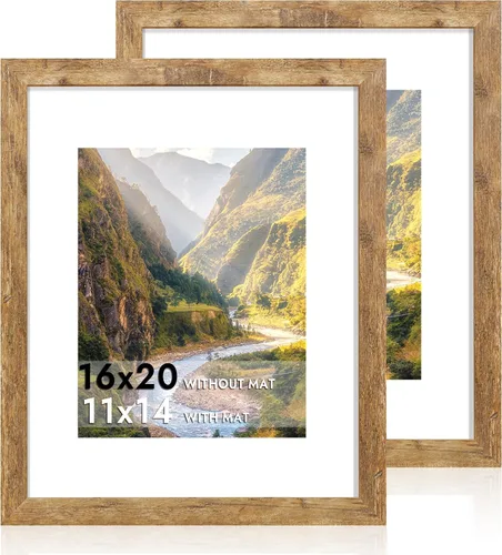 Vista 10 de iRahmen - Juego de 2 marcos de fotos de 4 x 6, marco de madera negro con cristal de alta definición, para mostrar fotografías de 3.5 x 5