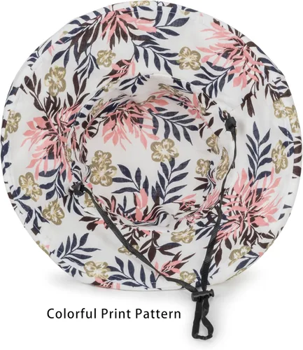 Vista 8 de Sombreros de ala ancha para el sol, para verano, playa, para exteriores, protección UV, sombreros de pesca