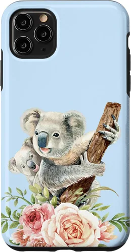 Vista 13 de Cute Pretty Mama Koala Bear and Baby Cub Gift Case for iPhone 17