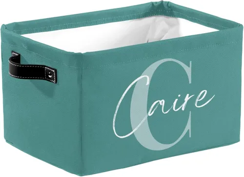 Vista 19 de Cesta de regalo personalizada con nombre, caja de juguetes de almacenamiento personalizada para niños, organizador de cubos de almacenamiento