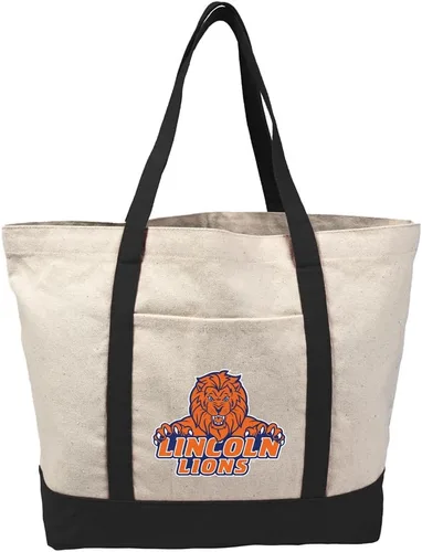 Vista 356 de Campus Lab Bolsa de lona con logotipo primario colegiado con bolsillo externo, bolsa de hombro reutilizable para ir de compras, playa Águilas A&m
