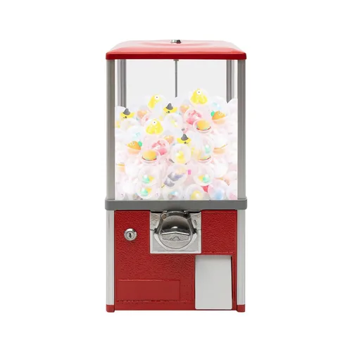 Vista 9 de Máquina expendedora operada con monedas de 25 centavos, máquina comercial de chicles, cápsula de juguete, máquina expendedora, máquina dispensadora