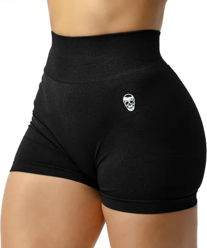 Vista 13 de Gymreapers Infinity Pantalones cortos de entrenamiento, sin costuras, de cintura alta, para mujer, pantalones cortos atléticos para gimnasio