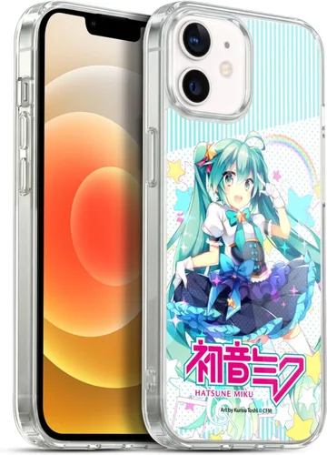 Vista 120 de Head Case Designs Licencia Oficial Hatsune Miku Gráficos Lindos Carcasa de Gel [Protección de Grado Militar] Compatible con Apple iPhone 7