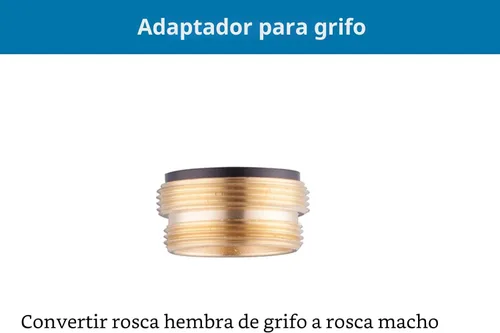 Vista 8 de Kit de adaptador de grifo Hibbent, adaptador de aireador giratorio para conectar manguera de jardín - Adaptador de grifo de fregadero de cocina