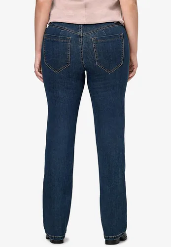 Vista 3 de Ellos Jeans elásticos con corte de bota de talla grande para mujer