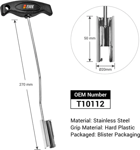 Vista 2 de EWK Herramienta de extracción de bujía y cable, extractor de bobina de encendido para Volkswagen Audi