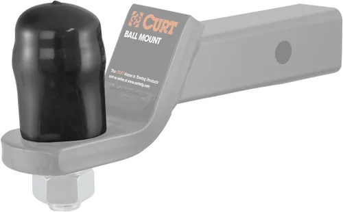 Vista 6 de Curt 21810 remolque balón de carcasa para 2 – 5/16" Hitch Balón de hule negro