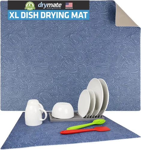 Vista 20 de Drymate Tapete para cafetera, (accesorio de barra de estación de café) protege las encimeras de cocina de derrames, manchas y arañazos, absorbente
