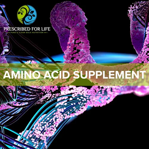 Vista 3 de Prescribed For Life L Glutamina en polvo, suplemento de aminoácidos de glutamina pura L para la salud intestinal y la recuperación muscular, sin