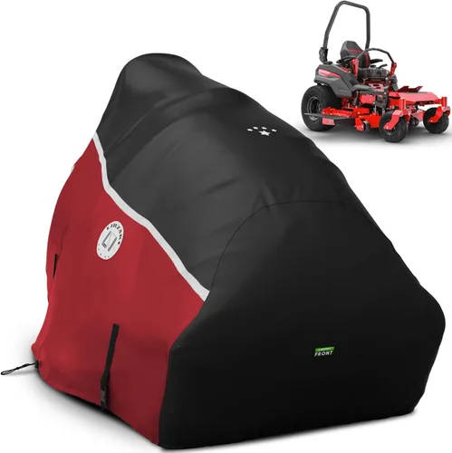 Vista 13 de Funda para tractor de césped de 420D, cubierta impermeable para tractor resistente, se adapta a cubiertas de hasta 54", ajuste universal para John