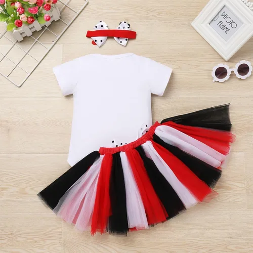 Vista 72 de ODASDO Conjunto de 3 piezas con temática de animla para bebé niña