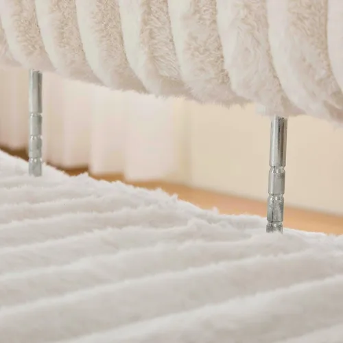 Vista 7 de Aoowow Banco otomano de pana para dormitorio, de 49.6 pulgadas de largo, banco otomano para sala de estar, extremo de cama, ventana rectangular
