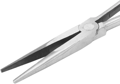 Vista 5 de Alicates de punta extra, alicates de punta de aguja de 16 pulgadas con asa, alicates extendidos rectos con mandíbula cónica para trabajar