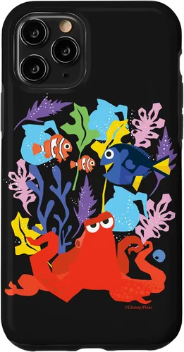 Vista 27 de Funda para iPhone 16 Disney PIXAR Finding Dory Nemo, Marlin y Hank