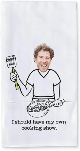 Vista 11 de Toalla de cocina personalizada para BBQ Kings – Divertido juego de toallas de cocina. 100% algodón hilado en anillo puro, toallas de cocina súper
