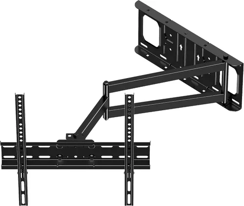 Vista 11 de FORGING MOUNT Soporte de pared giratorio para televisores de 13 a 49 pulgadas, soporte de pared extensible vertical y horizontal, soporte de TV