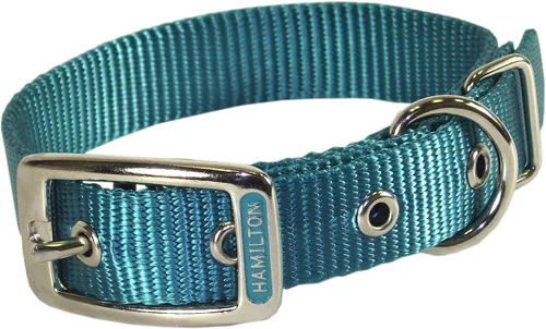 Vista 6 de Hamilton Collar de perro con hebilla de nailon doble grueso para perros medianos y grandes, cuello de 1 pulgada de ancho x 20 pulgadas, camuflaje