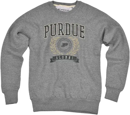 Vista 11 de Campus Lab Collegiate Classic Alumni Seal - Sudadera unisex con cuello redondo para adultos