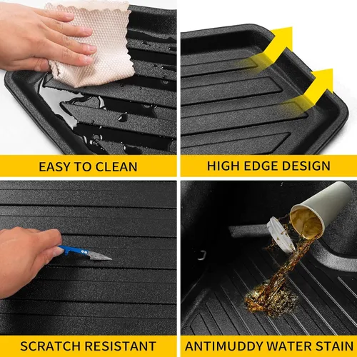 Vista 6 de Alfombrilla de carga compatible con Honda Civic Hatchback 2022-2025 2026, forro de carga de elastómero termoplástico, protector de cubierta