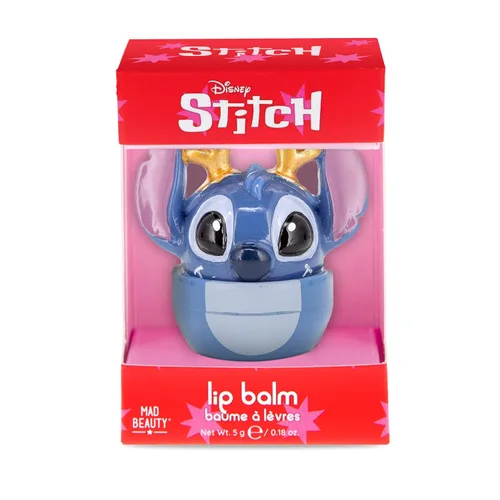 Vista 2 de MAD BEAUTY Disney Stitch At Christmas - Bálsamo labial perfumado con cereza, labios suaves e hidratados