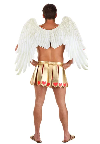 Vista 4 de Disfraz Sexy de Cupido para Hombre Multicolor