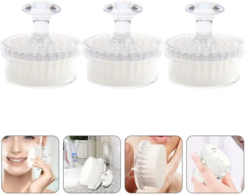 Vista 5 de COHEALI Cepillo de limpieza facial de alta limpieza limpiador de poros Cepillo exfoliante limpiador facial para piel