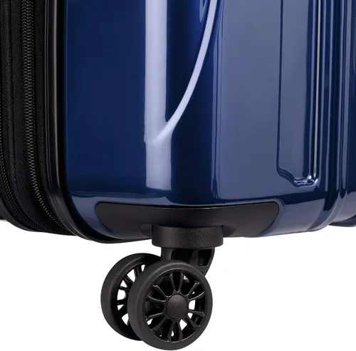 Vista 8 de DELSEY Paris, Helium Aero - Juego de 2maletas rígidas expandibles con ruedas giratorias, Azul cobalto