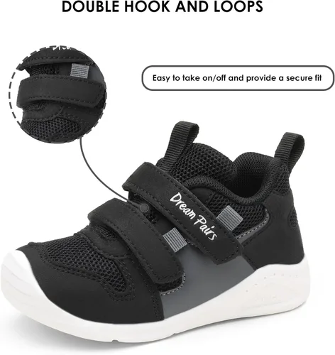 Vista 3 de DREAM PAIRS Tenis ligeros para caminar de tenis para niños pequeños