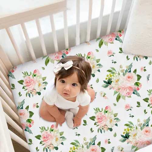 Vista 2 de Juego de ropa de cama personalizado para cuna de bebé, edredón de cuna con nombre personalizado, ropa de cama de ciervo con cuernos, juego de 2