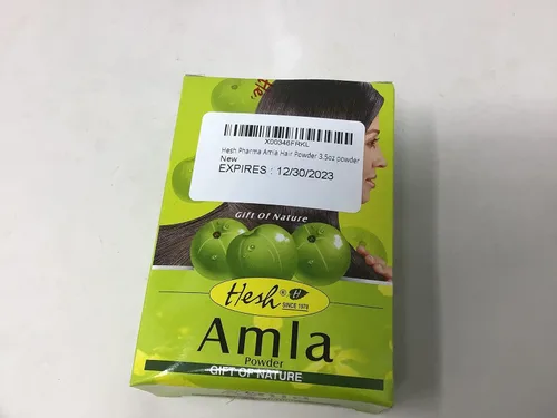 Vista 3 de Polvo para el pelo Hesh Pharma Amla, polvo de 3.5 oz