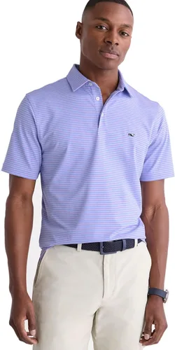 Vista 54 de Vineyard Vines Polo Bradley Stripe Sankaty para hombre Ocean Breeze Tejeda
