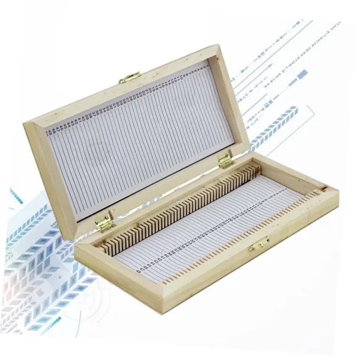 Vista 7 de Caja de muestras de diapositivas Caso de diapositivas de vidrio Cajas Organizadoras Diapositivas Diapositivas Soporte de diapositivas Microscopio