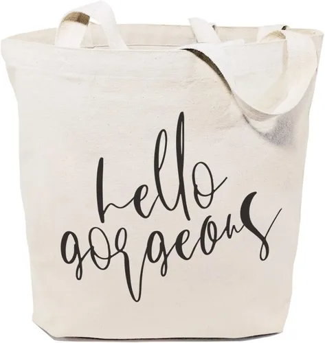 Vista 17 de The Cotton & Canvas Co. Playa, comestibles, mercado de agricultores, compras y viajes, bolsa de hombro reutilizable