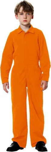 Vista 10 de AOBUTE Mono de color sólido para niños con bolsillos de 3-14 años Verde militar