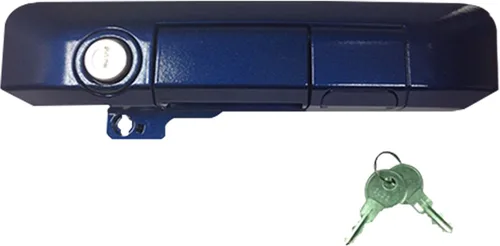 Vista 7 de Pop & Lock Cerradura manual de puerta trasera para Toyota Tacoma, Negro Arena Perla