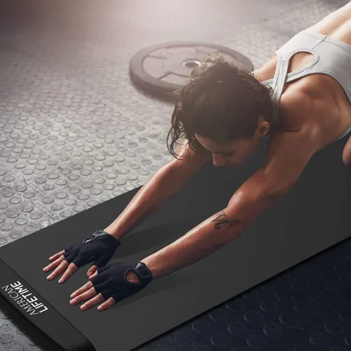 Vista 3 de American Lifetime Tabla deslizante - Tabla de entrenamiento para entrenamiento de fitness y terapia con botines de zapatos y bolsa de transporte