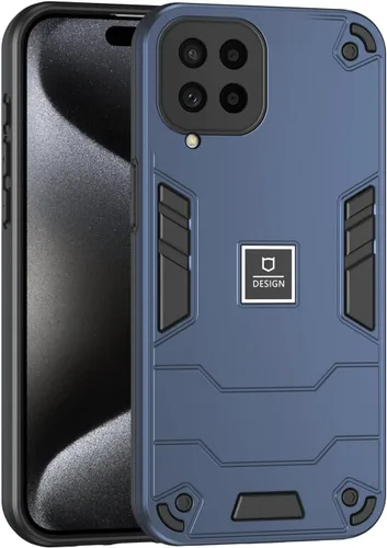 Vista 53 de Funda compatible con Redmi A1, compatible con Redmi A2 2 en 1 [PC dura + TPU], funda de teléfono negra