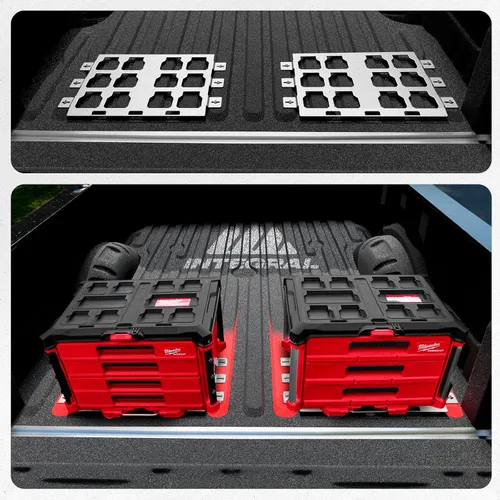 Vista 8 de Integral Placa de montaje compatible con Milwaukee Packout - Placa base de aluminio para embalaje (placa completa)