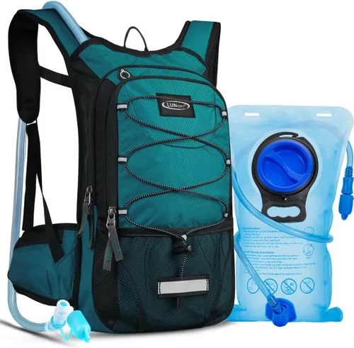 Vista 8 de Mochila de Hidratación Aislada con Vejiga de Agua de 3L Libre de BPA a Prueba de Fugas, Mantiene los Líquidos Frescos hasta por 5 Horas, Mochila