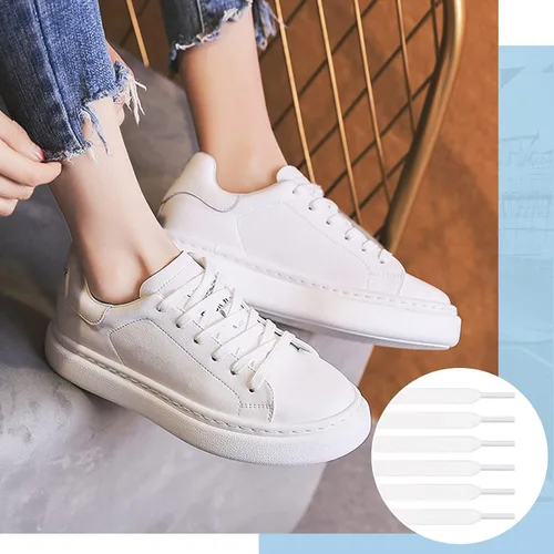 Vista 5 de Bercoor 10 pares de cordones planos para zapatos deportivos de 47 pulgadas para zapatillas de deporte, zapatos de patín, botas y zapatos deportivos