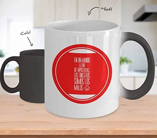 Vista 2 de Taza de Cafe Mundo Vaso, taza de téa Mate Copa divertidas, tazas personalizadas, taza de café inspiradoras, taza con mensajes positivos.