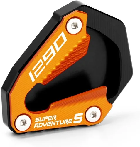 Vista 10 de Placa de extensión para soporte lateral de motocicleta compatible con 1290 Super Adventure S 2021 2022 2023 2024 Soporte de almohadilla de pie