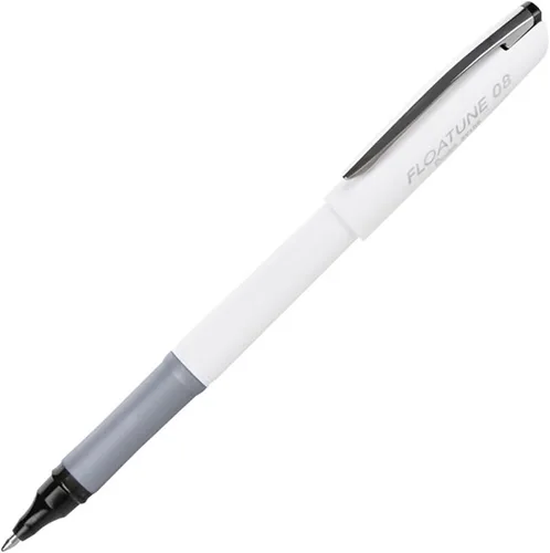 Vista 2 de Pentel Floatune - Bolígrafo de punta redonda sin saltos, línea media de 0.031 in, tinta negra, paquete de 2