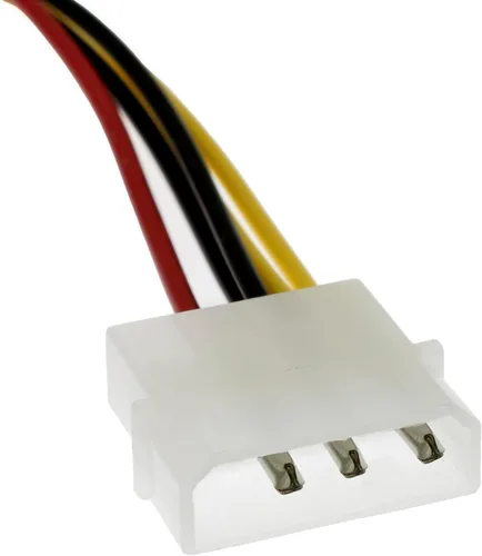 Vista 5 de Paquete de 2 cables de alimentación de 4 pines MOLEX a 6 pines para tarjeta de video GPU, 8.6’’ 22cm